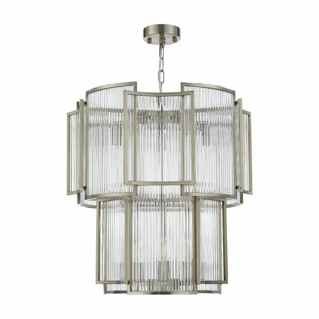 Люстра ST Luce SL1234.103.08 КОЗЕНЦА — никель, ракурс 2