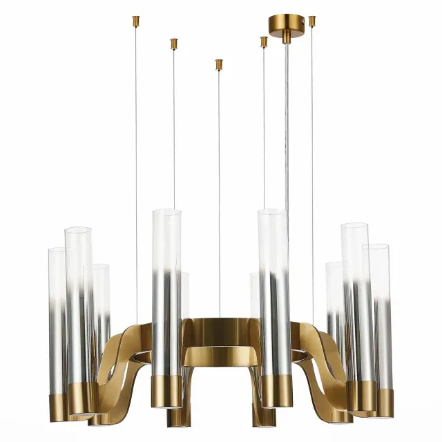 Люстра ST Luce SL1235.303.10 ЭТТОРЕ — латунь, ракурс 2