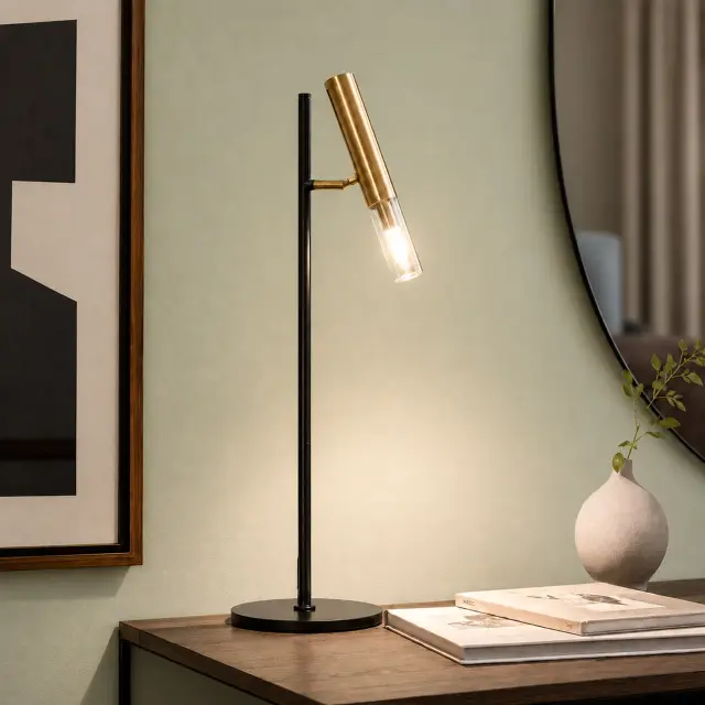 Настольная лампа ST Luce SL1236.404.01 ЭКЛИП — черный, ракурс 4