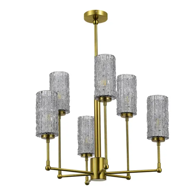 Люстра ST Luce SL1240.303.06 ГАЦОЛЛО — латунь, ракурс 2