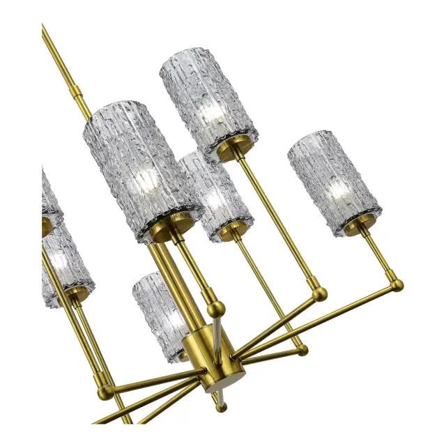 Люстра ST Luce SL1240.303.08 ГАЦОЛЛО — латунь, ракурс 3