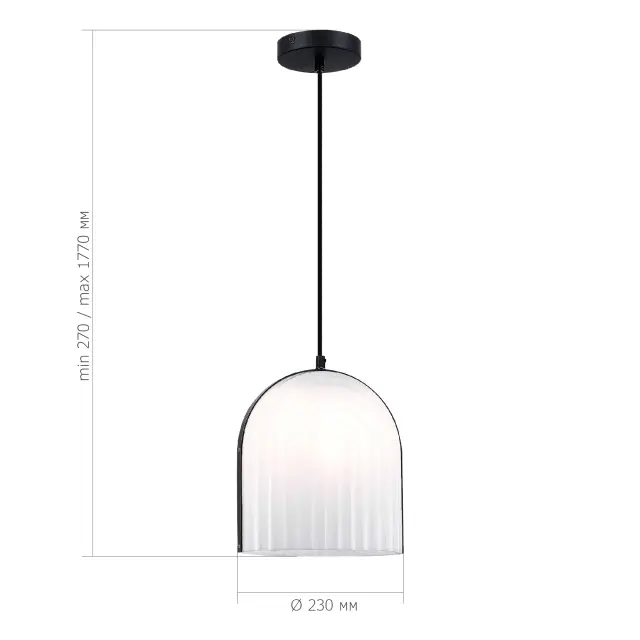 Светильник ST Luce SL1302.403.01 АЙРЕ — черный, ракурс 4