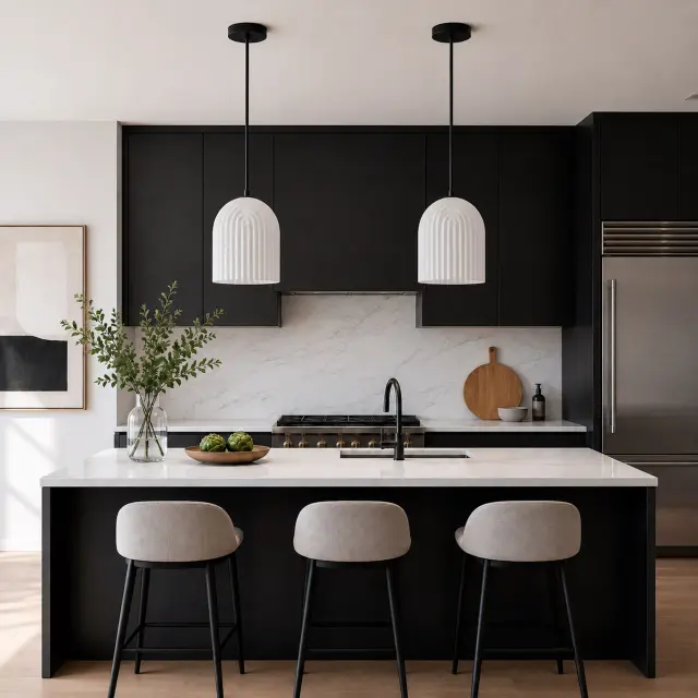 Светильник ST Luce SL1302.403.01 АЙРЕ — черный, ракурс 5