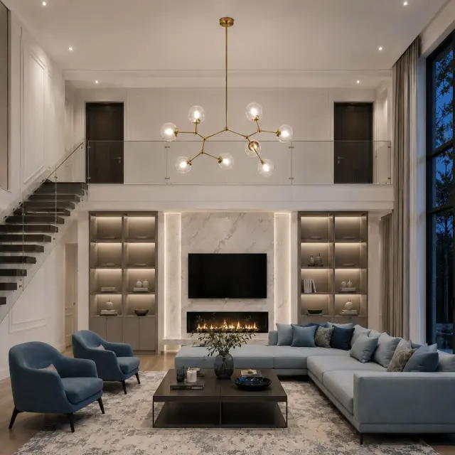 Люстра ST Luce SL1506.203.08 ЧИЕТИ — латунь, ракурс 5