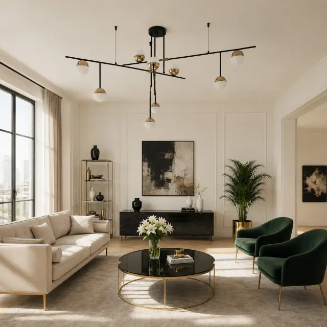 Люстра ST Luce SL1507.422.09 АЛЬБЕРО — черный, ракурс 5