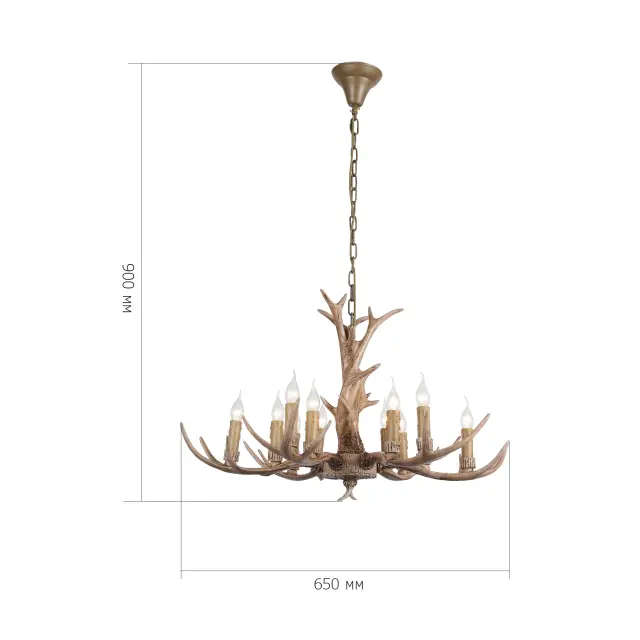 Люстра ST Luce SL153.703.12 РЕННА — коричневый, ракурс 7