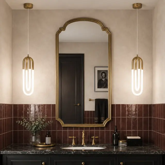 Светильник ST Luce SL1579.303.02 МОФИСТО — латунь, ракурс 4