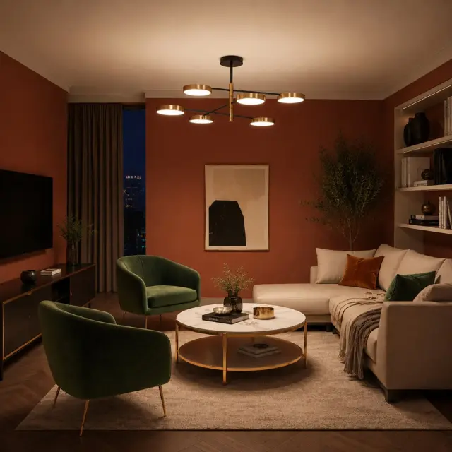 Люстра ST Luce SL1605.413.06 ФАРОНЕ — черный, ракурс 4