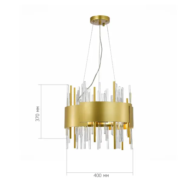 Светильник ST Luce SL1633.203.08 ОЛЬВЕРА — золотой, ракурс 7
