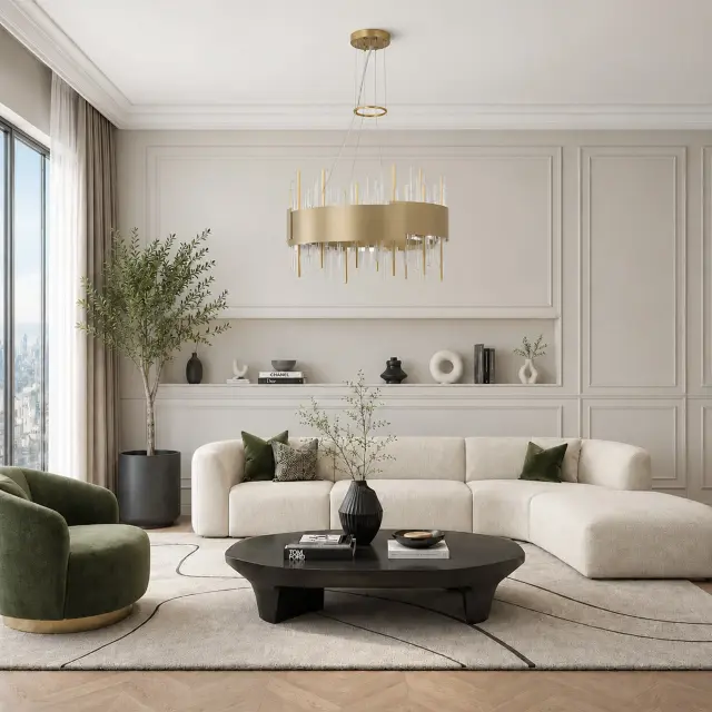 Светильник ST Luce SL1633.203.12 ОЛЬВЕРА — золотой, ракурс 6