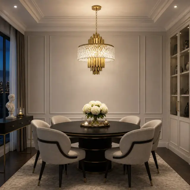 Люстра ST Luce SL1635.303.09 НАРИ — латунь, ракурс 6