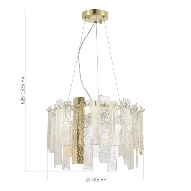 Светильник ST Luce SL1636.203.06 СКОЛАРЕ — золотой, ракурс 4