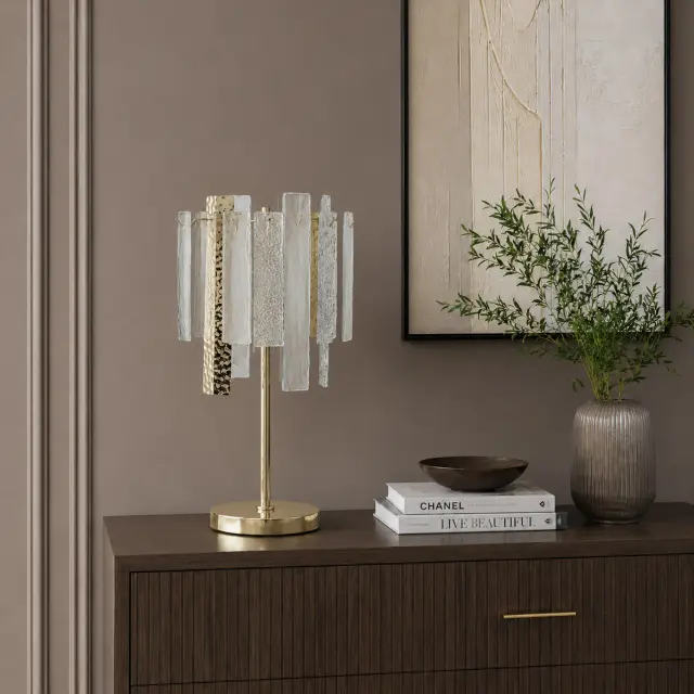 Настольная лампа ST Luce SL1636.204.03 СКОЛАРЕ — золотой, ракурс 4