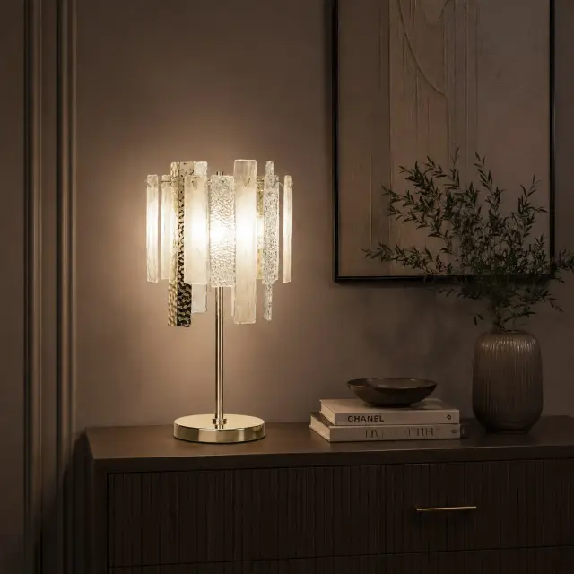 Настольная лампа ST Luce SL1636.204.03 СКОЛАРЕ — золотой, ракурс 5