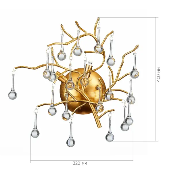Бра ST Luce SL1651.201.02 АНЦИО — золотой, ракурс 5