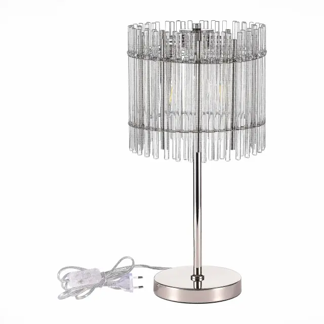 Настольная лампа ST Luce SL1656.104.03 ЭПИКА — никель, ракурс 2