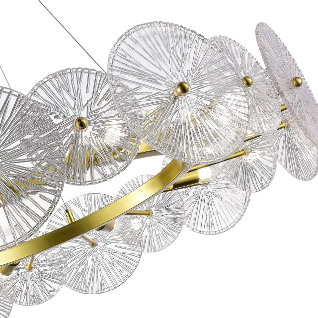 Светильник ST Luce SL1657.203.10 ФЛЕРО — золотой, ракурс 3