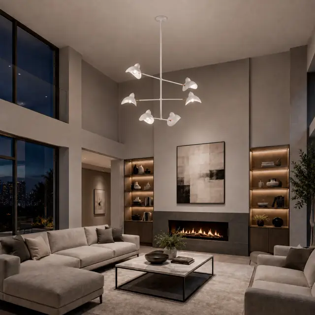Люстра ST Luce SL1801.503.06 МИННО — белый, ракурс 6