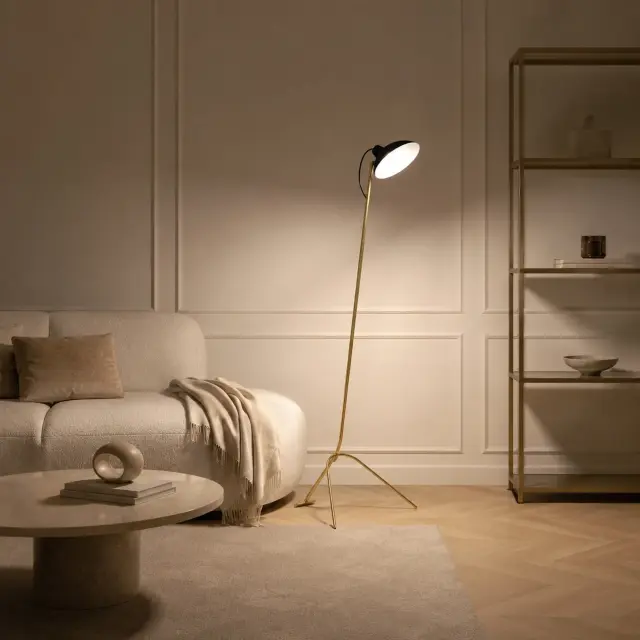 Торшер ST Luce SL1803.205.01 ДЖАРРО — золотой, ракурс 4