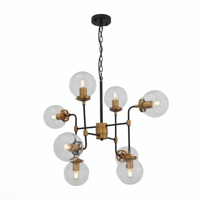 Люстра ST Luce SL234.403.08 ВАРЬЕТА — черный, ракурс 2