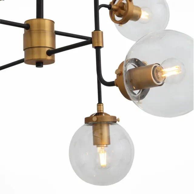 Люстра ST Luce SL234.403.08 ВАРЬЕТА — черный, ракурс 3