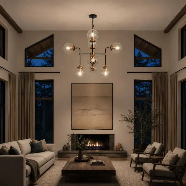 Люстра ST Luce SL234.403.08 ВАРЬЕТА — черный, ракурс 7