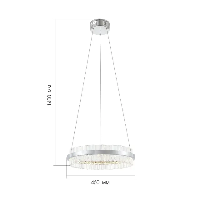Светильник ST Luce SL383.103.01 КЕРИО — хром, ракурс 5