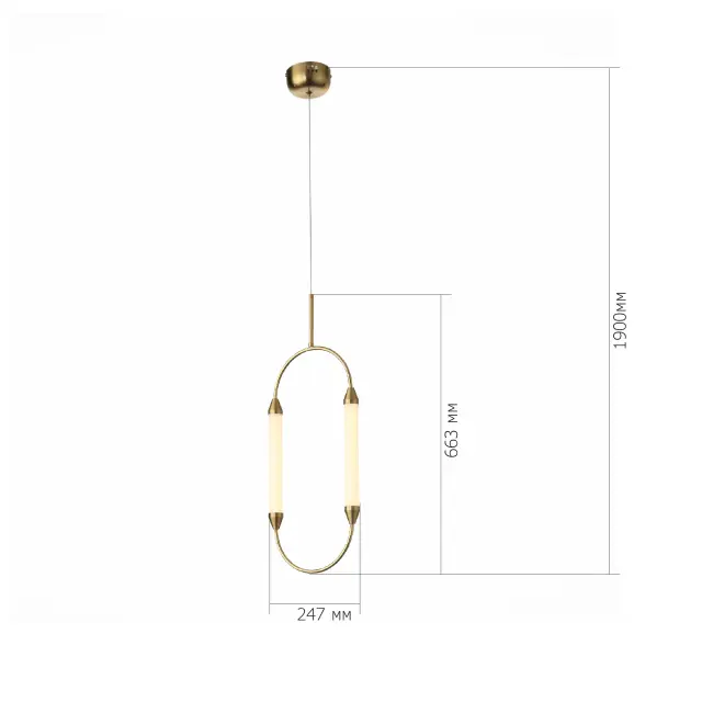 Светильник ST Luce SL6004.303.02 АЛЬБИА — латунь, ракурс 6