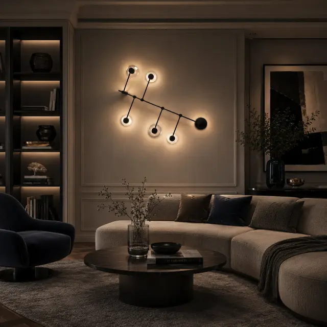 Бра ST Luce SL6005.401.05 ВАЛЛО — черный, ракурс 3