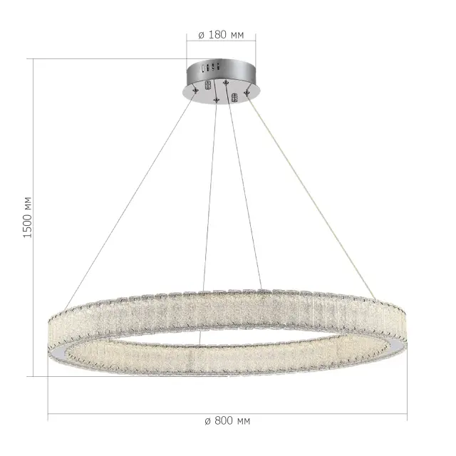 Светильник ST Luce SL6008.123.01 ЛАТОЦЦО — хром, ракурс 4