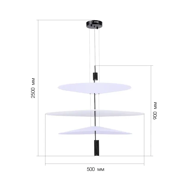 Светильник ST Luce SL6101.413.01 ИСОЛА — черный, ракурс 5