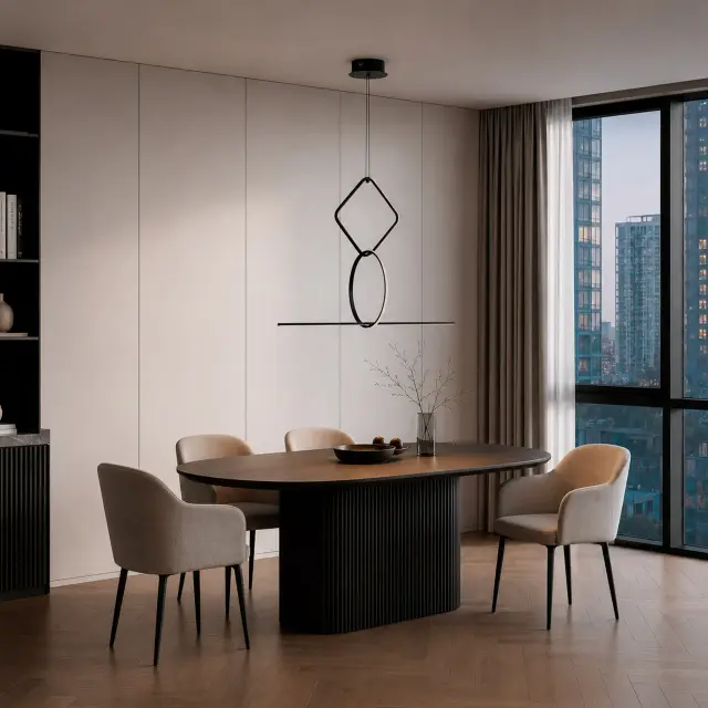 Светильник ST Luce SL6113.453.01 ГАЙА — черный, ракурс 4