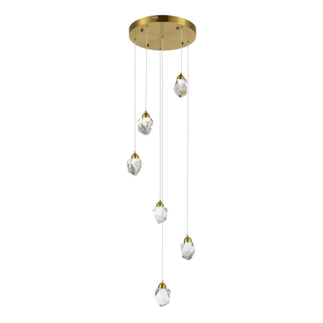Светильник ST Luce SL6114.203.06 КАСКАТО — золотой, ракурс 2
