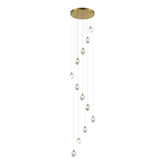 Светильник ST Luce SL6114.203.12 КАСКАТО — золотой, ракурс 2