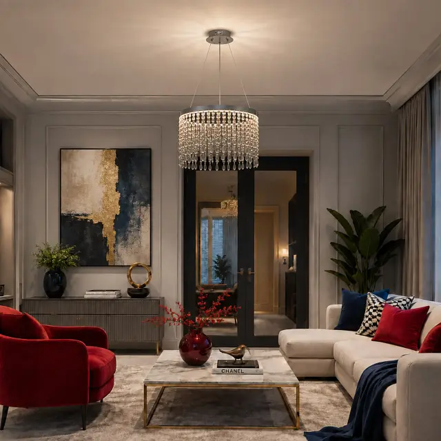 Светильник ST Luce SL6201.103.24 ВЕГА — серебряный, ракурс 6