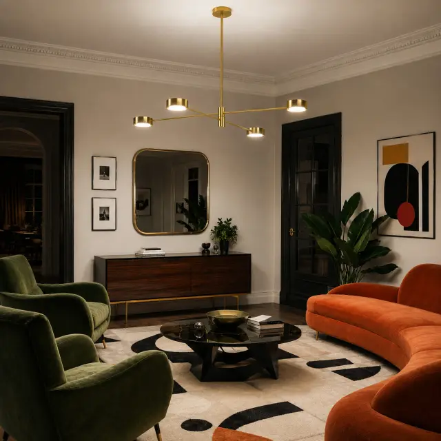 Люстра ST Luce SL6504.302.04 ВИКО — латунь, ракурс 4