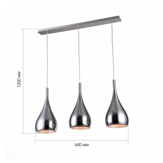 Светильник ST Luce SL874.113.03 ГОССЕ — хром, ракурс 2