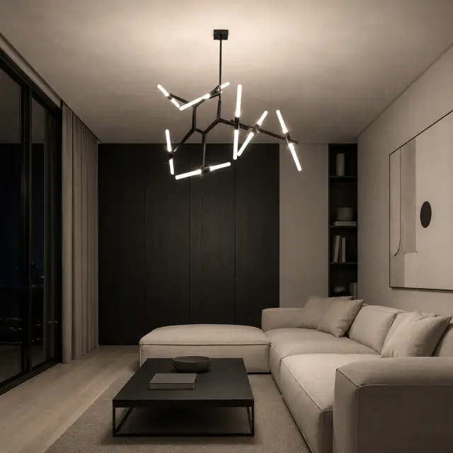 Люстра ST Luce SL947.402.14 ЛАКОНИСТА — черный, ракурс 3