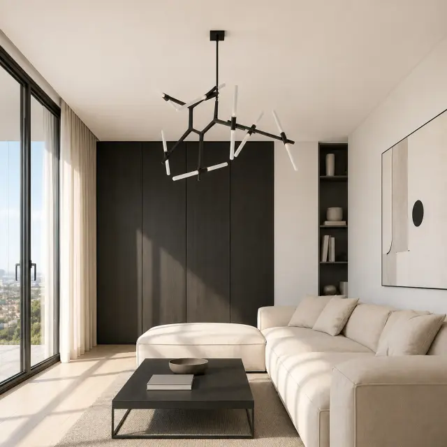 Люстра ST Luce SL947.402.14 ЛАКОНИСТА — черный, ракурс 4