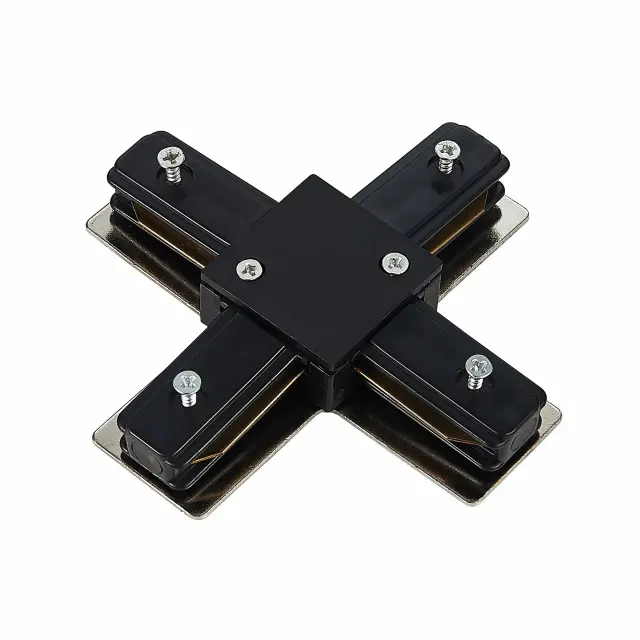 Коннектор X-образный ST Luce ST002.449.00 БЭЙС — черный
