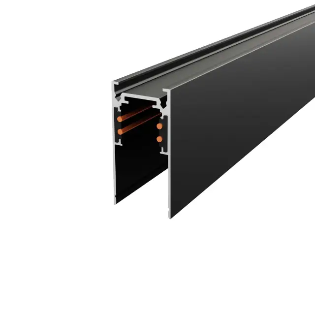 Шинопровод магнитный накладной 2 м ST Luce ST003.429.00 СКАЙЛАЙН 48V — черный