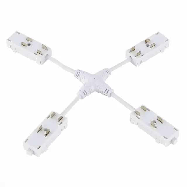 X-образный коннектор ST Luce ST015.522.20 СКАЙЛАЙН 220V — белый