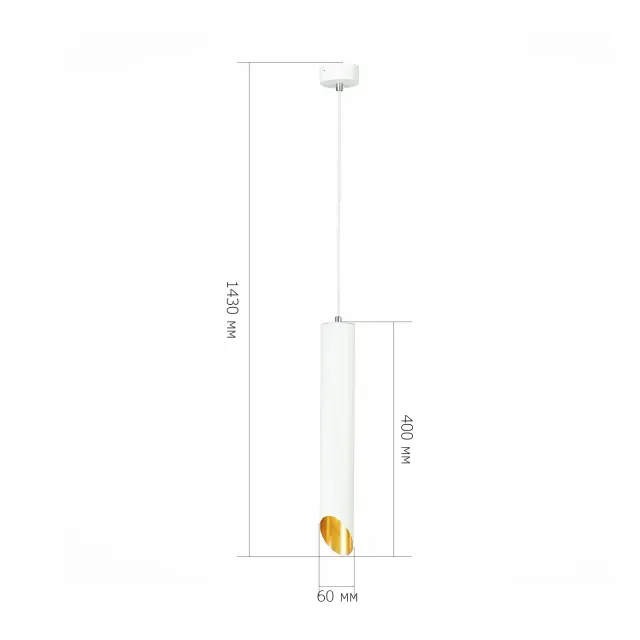 Светильник ST Luce ST152.513.01 — белый, ракурс 3