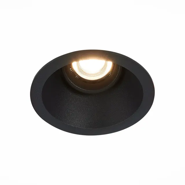 Точечный светильник ST Luce ST207.408.01 — черный, ракурс 3