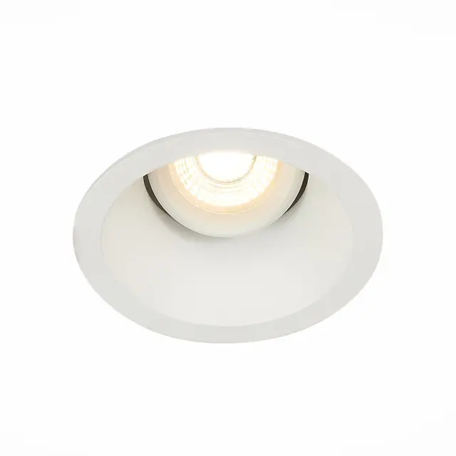 Точечный светильник ST Luce ST207.508.01 — белый, ракурс 3