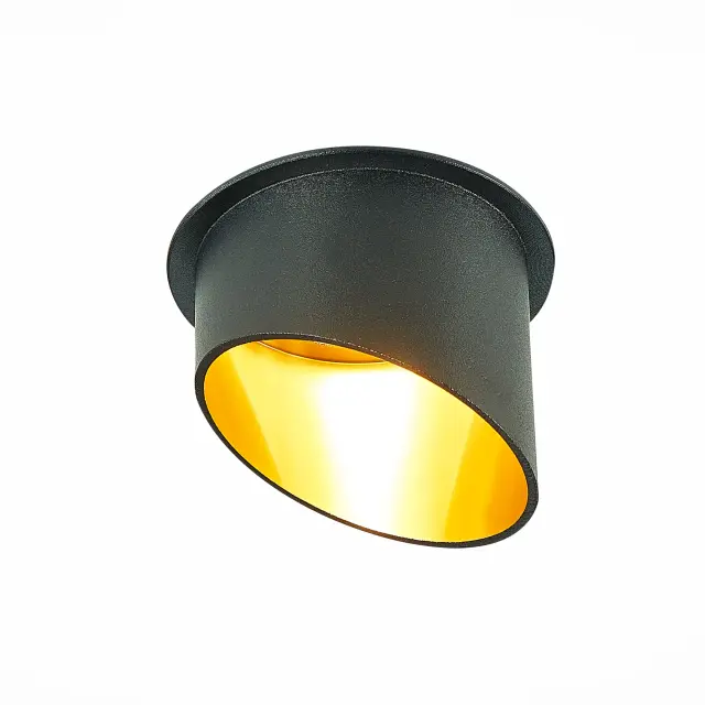 Точечный светильник ST Luce ST214.408.01 — черный, ракурс 3