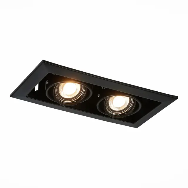 Точечный светильник ST Luce ST250.448.02 — черный, ракурс 3