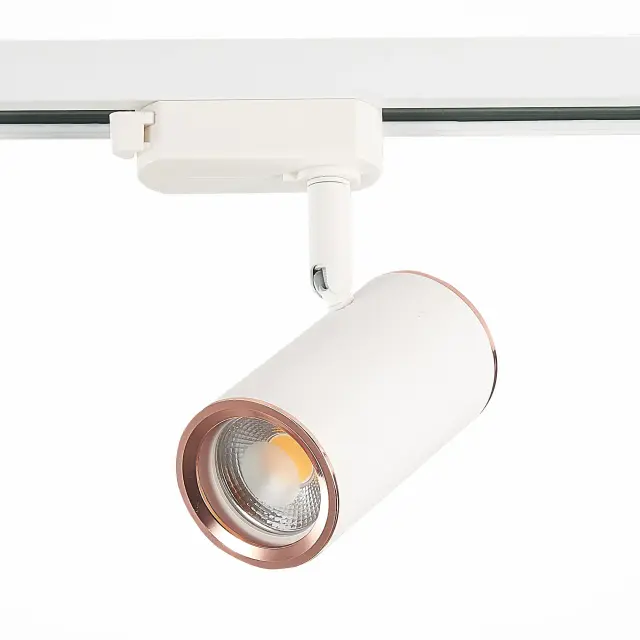 Трековый светильник ST Luce ST301.526.01 БЭЙС — белый, ракурс 2