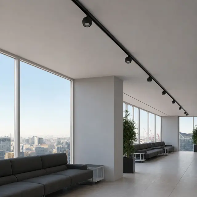 Трековый светильник ST Luce ST354.436.12 СКАЙЛАЙН 48V — черный, ракурс 6