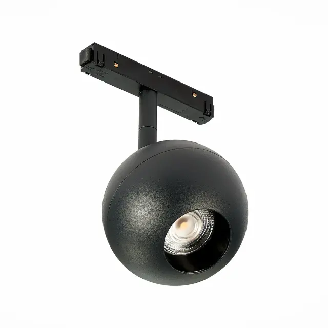 Трековый светильник ST Luce ST354.446.12 СКАЙЛАЙН 48V — черный, ракурс 3